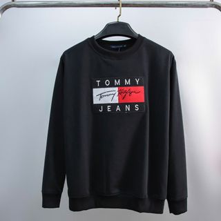 Áo Sweater Nam màu đen thêu chữ bảng to - giá sỉ giá buôn