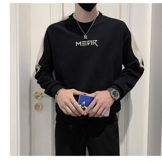 áo Sweater nam màu đen thêu chữ - giá sỉ - giá buôn