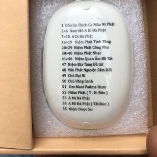 Máy Niệm Phật Lá Bồ Đề có sẵn 55 bài !hỗ trợ  khe cắm thẻ nhớ