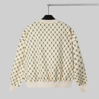 áo sweater màu cà phê sữa in toàn thân tay dài logo thêu - giá sỉ giá buôn