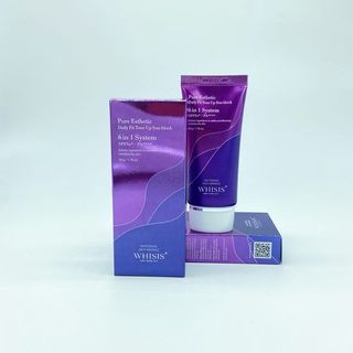 100% Chính hãng   Ưu đãi combo Mua theo combo Càng mua càng rẻ   Thời gian ship dự kiến Hà Nội, TP.HCM: 1-2 ngày Các tỉnh còn lại: 2-5 ngày   Miễn phí đổi trả Sản phẩm lỗi do vận chuyển, sản xuất  Kem Chống Nắng Cao Cấp Hàn Quốc Nâng Tone WHISIS Pure Esthetic Daily Fit Tone Up Sun Block (SPF50+/PA++++) 50g