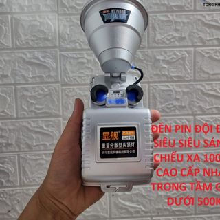 ĐÈN PIN ĐỘI ĐẦU SIÊU SÁNG BẢN CAO CẤP NHẤT XJ-9158, CHIẾU XA1000M CHỐNG NƯỚC, PIN TRÂU SỬ DỤNG 8 ĐẾN10 TIẾNG GD040 - LADY'S PASSION
