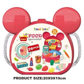 BỘ ĐỒ CHƠI BẾP 26 MÓN CHO BÉ TỪ 3 TUỔI CÓ DÂY ĐEO MANG ĐI L010 - LADY'S PASSION