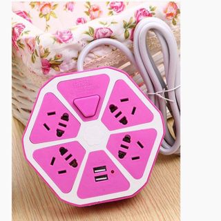 Ổ CẮM ĐIỆN TRÒN HÌNH QUẢ CAM CÓ CỔNG USB SẠC ĐIỆN THOẠI LD037 - LADY'S PASSION