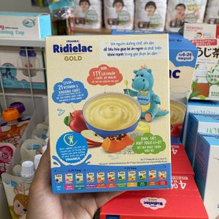 BỘT ĂN DẶM RIDIELAC GOLD CHO BÉ TỪ 6-24 THÁNG HỘP 4 GÓI VỊ NGỌT L028 - LADY'S PASSION