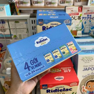 BỘT ĂN DẶM RIDIELAC GOLD CHO BÉ TỪ 6-24 THÁNG HỘP 4 GÓI VỊ NGỌT L028 - LADY'S PASSION