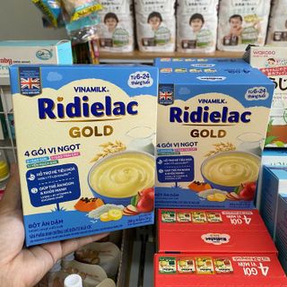 BỘT ĂN DẶM RIDIELAC GOLD CHO BÉ TỪ 6-24 THÁNG HỘP 4 GÓI VỊ NGỌT L028 - LADY'S PASSION