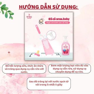 NƯỚC RỬA BÌNH SỮA ARAU BABY 500ML NHẬT BẢN TẠO BỌT NHẸ AN TOÀN LÀNH TÍNH CHO BÉ L027 - LADY'S PASSION