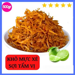 MỰC KHÔ XÉ SỢI TẨM GIA VỊ NGON ĐẬM ĐÀ, LOẠI 1, TÚI 500G AV001 - LADY'S PASSION