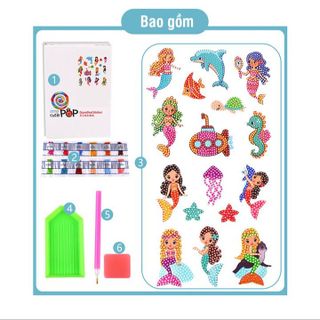 BỘ STICKER TRANH ĐÍNH ĐÁ 55588 - LADY'S PASSION