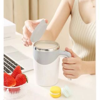 CỐC PHA CAFE, ĐỒ UỐNG TỰ ĐỘNG THÔNG MINH 380ML, CỐC QUAY TỪ TÍNH LÕI INOX 304, GIỮ NHIỆT NÓNG LẠNH TỐT (MÀU SẮC NGẪU NHIÊN) GD033 - LADY'S PASSION