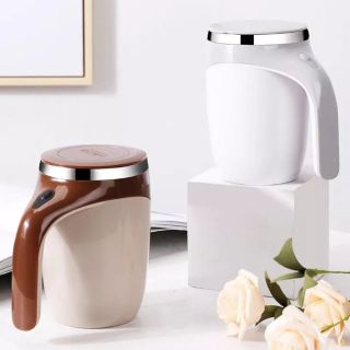 CỐC PHA CAFE, ĐỒ UỐNG TỰ ĐỘNG THÔNG MINH 380ML, CỐC QUAY TỪ TÍNH LÕI INOX 304, GIỮ NHIỆT NÓNG LẠNH TỐT (MÀU SẮC NGẪU NHIÊN) GD033 - LADY'S PASSION