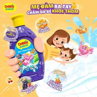 SỮA TẮM GỘI TOÀN THÂN CHO BÉ CARRIE JUNIOR TẶNG KÈM QUÀ TẶNG L009 - LADY'S PASSION