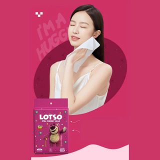 BỊCH KHĂN GIẤY KHÔ GẤU DÂU LOTSO 200 TỜ DẠNG RÚT MỀM MẠI SỬ DỤNG ĐA NĂNG TIỆN LỢI L024 - LADY'S PASSION
