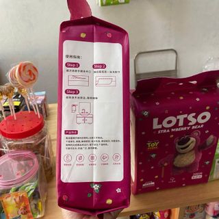 BỊCH KHĂN GIẤY KHÔ GẤU DÂU LOTSO 200 TỜ DẠNG RÚT MỀM MẠI SỬ DỤNG ĐA NĂNG TIỆN LỢI L024 - LADY'S PASSION
