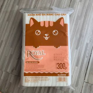 KHĂN VẢI KHÔ ĐA NĂNG CAO CẤP ROYAL KHÔNG MÙI, THẤM HÚT TỐT TÚI LỚN 300G L022 - LADY'S PASSION