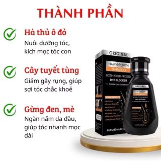 Dầu gội mọc tóc Biotin Cold-Pressed DHT Blocker 250ml