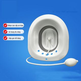 CHẬU XÔNG RỬA VÙNG KÍN SAU SINH GẤP GỌN KÈM VÒI XỊT RỬA 56043 - LADY'S PASSION