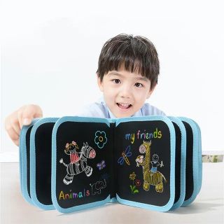 SÁCH VẼ TÔ MÀU TỰ XÓA TẶNG KÈM 3 BÚT DẠ MÀU CHO BÉ CHẤT LIỆU VẢI CAO CẤP LD029 - LADY'S PASSION