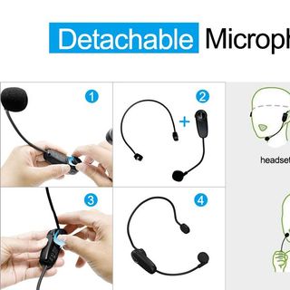 Máy Trợ Giảng Không Dây WinBridge S96 - 25W, với 2 Micrô & Tai Nghe Bluetooth