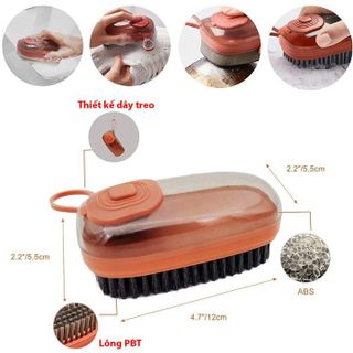 BÀN CHẢI GIẶT ĐỒ CÓ NGĂN ĐỰNG XÀ PHÒNG TẨY RỬA VÀ NÚT NHẤN TIỆN LỢI, BÀN CHẢI ĐA NĂNG LD026 - LADY'S PASSION