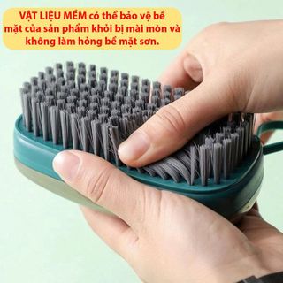 BÀN CHẢI GIẶT ĐỒ CÓ NGĂN ĐỰNG XÀ PHÒNG TẨY RỬA VÀ NÚT NHẤN TIỆN LỢI, BÀN CHẢI ĐA NĂNG LD026 - LADY'S PASSION