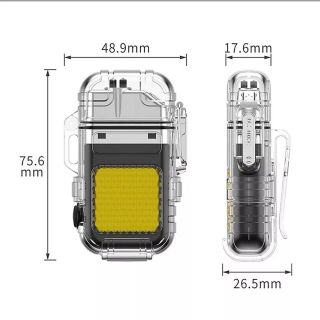 BẬT LỬA ĐIỆN PLASMA CAO CẤP 4IN1 KIÊM ĐÈN ĐÈN PIN MINI COB ĐA NĂNG, CHỐNG NƯỚC IP56, CỔNG SẠC TYPE C TIỆN LỢI GD023 - LADY'S PASSION