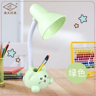 ĐÈN HỌC ĐỂ BÀN HÌNH MÈO CUTE CHỐNG CẬN CÓ ỐNG CẮM BÚT (ĐÈN KHÔNG KÈM BÓNG) LD015 - LADY'S PASSION