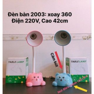 ĐÈN HỌC ĐỂ BÀN HÌNH MÈO CUTE CHỐNG CẬN CÓ ỐNG CẮM BÚT (ĐÈN KHÔNG KÈM BÓNG) LD015 - LADY'S PASSION