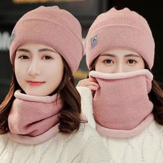 MŨ LEN TRÙM ĐẦU KÈM KHĂN KHẨU TRANG CHO NAM NỮ CHỐNG LẠNH GIỮ ẤM CHO MÙA ĐÔNG GD159 - LADY'S PASSION