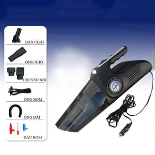 MÁY HÚT BỤI KIÊM BƠM LỐP CHUYÊN DỤNG Ô TÔ 4 IN 1 ĐỒNG HỒ CƠ GD017 - LADY'S PASSION