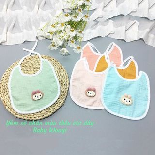 SET 3 YẾM VẢI NHĂN WOOJI VUÔNG BUỘC DÂY CHO BÉ 55410 - LADY'S PASSION