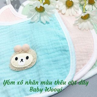 SET 3 YẾM VẢI NHĂN WOOJI VUÔNG BUỘC DÂY CHO BÉ 55410 - LADY'S PASSION
