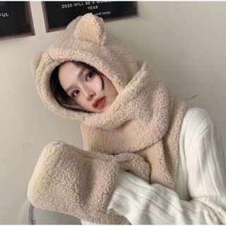 MŨ LÔNG CỪU TAI GẤU KÈM KHĂN QUÀNG CỔ MŨ LÔNG TAI GẤU KÈM KHĂN MŨ LÔNG THỎ MŨ LÔNG TAI THỎ M012 - LADY'S PASSION