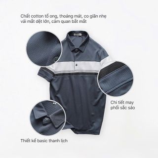 ÁO THUN CỔ BẺ PACK MS CHẤT COTTON DỆT MẮT TỔ ONG P248 - LADY'S PASSION