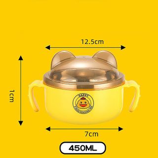 BÁT ĂN DẶM INOX CÓ TAY CẦM HAPPY DUCK 450ML 55475 - LADY'S PASSION