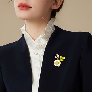 Ghim Trâm Cài áo hoa trà thời trang cao cấp dành cho nữ (5.5cm)