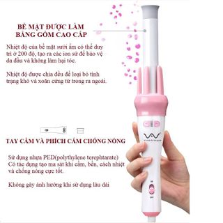 MÁY UỐN XOĂN TỰ ĐỘNG XOAY 360 ĐỘ VIVID & VOGUE DC009 - LADY'S PASSION