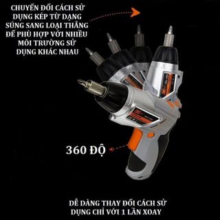 MÁY KHOAN PIN MINI CẦM TAY ĐA NĂNG 2 CHẾ ĐỘ THÔNG MINH SIÊU MẠNH MÁY KHOAN VÍT MÁY BẮN VÍT PIN MINI GD148 - LADY'S PASSION