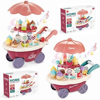 ĐỒ CHƠI XE ĐẨY BÁN KEM CHO BÉ CÓ NHẠC VÀ ĐÈN XOAY 360 ĐỘ 55725 - LADY'S PASSION