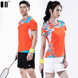 bộ quần áo cầu lông nam nữ, thể thao