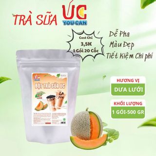 TRÀ SỮA DƯA LƯỚI, TRÀ SỮA ĐẬM VỊ, THƠM NGON, NƯỚC UỐNG GIẢI KHÁT DỄ PHA TÚI 500GR TSDL - LADY'S PASSION