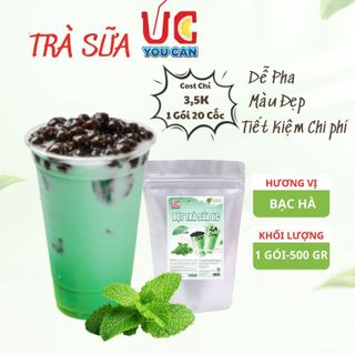 TRÀ SỮA BẠC HÀ, TRÀ SỮA ĐẬM VỊ, THƠM NGON, NƯỚC UỐNG GIẢI KHÁT DỄ PHA TÚI 500GR TSBH - LADY'S PASSION