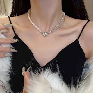 VÒNG CỔ TIM ĐÁ MIX NGỌC SANG TRỌNG VC231 - LADY'S PASSION