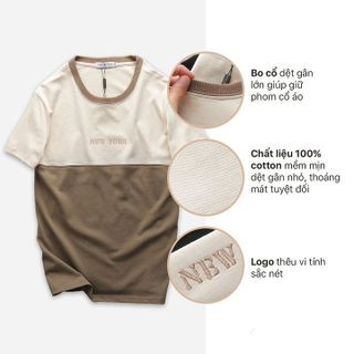 ÁO THUN CỔ TRÒN NEWYORK PHỐI CHẤT COTTON MỀM MỊN THOÁNG MÁT P221 - LADY'S PASSION