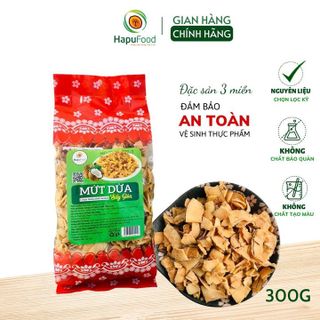 MỨT DỪA SẤY GIÒN TÚI 300G, TOPPING CHO CHÈ, KEM THƠM NGON NS08 - LADY'S PASSION