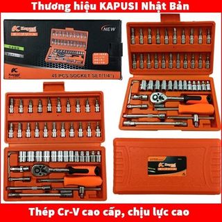 BỘ DỤNG CỤ MỞ BU LÔNG ỐC VÍT, SỬA CHỮA Ô TÔ XE MÁY, ĐA NĂNG 46 CHI TIẾT GD126 - LADY'S PASSION