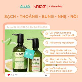 BỘ GỘI XẢ TINH DẦU BƯỞI THIÊN NHIÊN HINICE GRAPEFRUIT DÀNH CHO TÓC GÃY RỤNG L088 - LADY'S PASSION
