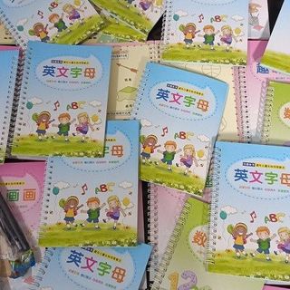 BỘ 3 VỞ TẬP VIẾT NÉT LÕM TỰ XÓA KÈM BÚT TỰ BAY MÀU CHO BÉ LUYỆN DỄ DÀNG (1BÚT + 5NGÒI + 1 ĐỊNH VỊ CẦM BÚT) GD127 - LADY'S PASSION