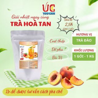 [TÚI 1KG] BỘT TRÀ ĐÀO HÒA TAN TIỆN LỢI, GIÀU VITAMIN C, KHÔNG CHỨA CHẤT BẢO QUẢN U007 - LADY'S PASSION
